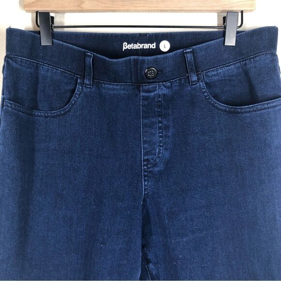 Betabrand Skinny Leg 4 Pocket Yoga Denim Pants Jeans Jeggings Large W1545-IN - Picture 2 of 6